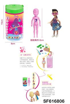第2代5寸实身缤纷变色凯莉主题