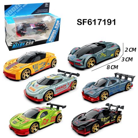 1:64超跑A款滑行合金车(6款混装)