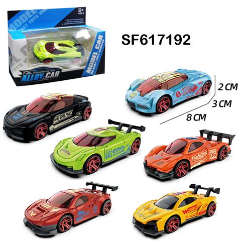 1:64超跑b款滑行合金车(6款混装)