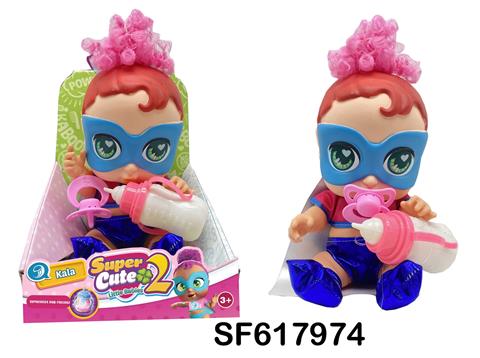 14寸搪胶带七彩灯光音乐fangeek super cute超级英雄可爱宝宝