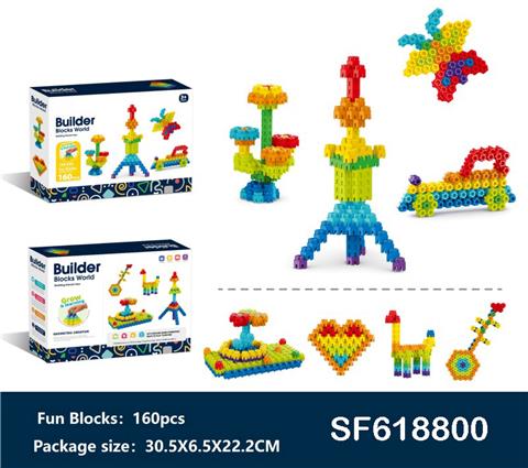 六角形积木(160PCS)