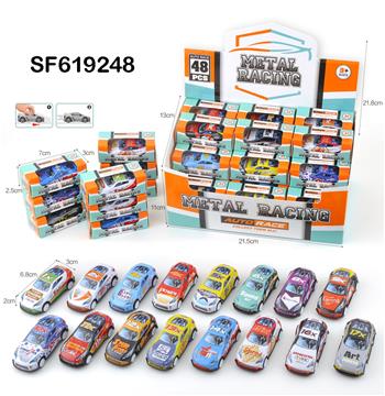 金属回力车(48盒/展示盒)