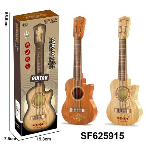 Simulated wood grain picking guitar