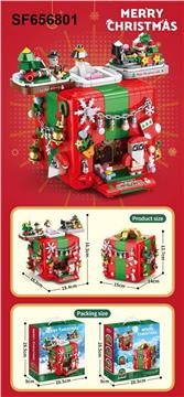 积木圣诞机关盒子套装(1100PCS)
